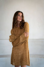 Load image into Gallery viewer, JAGGER MINI DRESS: Gold / Large