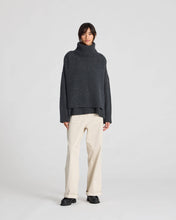 Load image into Gallery viewer, Michelle Neck Piece - Dark Grey Melangè: ONESIZE