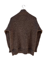 Load image into Gallery viewer, 900 CARDIGAN - Artisan Undyed Wool Spain: Dark Brown / S/M