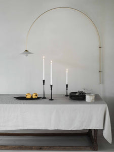 Medium Solid Iron Candlestick