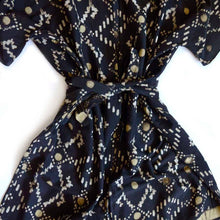 Load image into Gallery viewer, Black Kimono Robe - Beach Coverup | Mansa