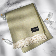 Load image into Gallery viewer, Daydreams - Merino Lambswool Throw - Sage Green
