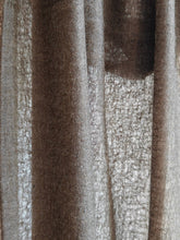Load image into Gallery viewer, Cocoa Drift Semi-Sheer Pure Cashmere Wrap