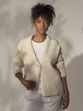 Load image into Gallery viewer, 900 CARDIGAN - Artisan Undyed Wool Spain: Dark Brown / S/M