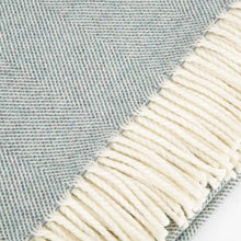 Load image into Gallery viewer, Daydreams - Merino Lambswool Throw - Light Blue