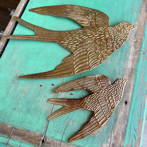 Swallow : Gold / Large