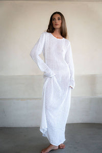 JAGGER DRESS: Gold / One size
