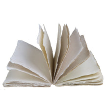 Load image into Gallery viewer, Thick plain old book parchment paper notebook: A5 15 x 20 cm