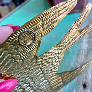 Swallow : Gold / Large