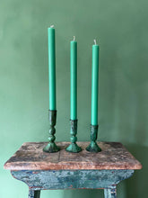 Load image into Gallery viewer, Small Verdigris Candle Holder