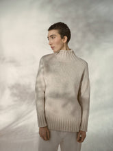 Load image into Gallery viewer, 910 TURTLE NECK KNIT organic wool: Natural white / S/M