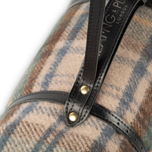 Load image into Gallery viewer, Pure new wool picnic blanket -  Glen Coe Long Black Strap