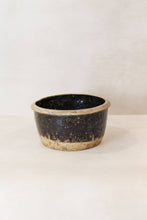Load image into Gallery viewer, Wabi Sabi Antique Dark Glazed Terracotta Bowl