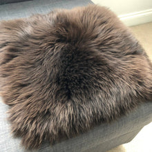 Load image into Gallery viewer, 100% Real Eco Sheepskin Seat Pad Natural Brown