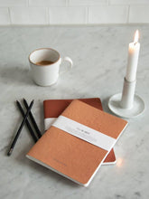 Load image into Gallery viewer, Notebook with recycled paper: Clay
