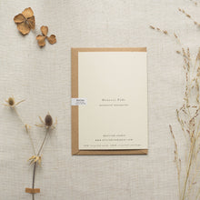 Load image into Gallery viewer, Honesty Pods Floral Greeting Card A6 Recycled Card 