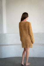 Load image into Gallery viewer, JAGGER MINI DRESS: Gold / Large