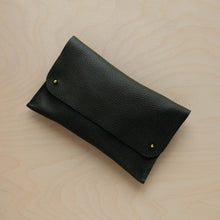 Load image into Gallery viewer, Leather Clutch Bag: Mustard / Gold