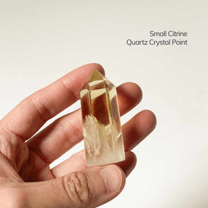 Citrine Quartz Crystal Point | Medium