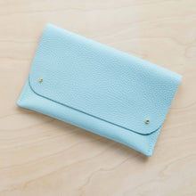 Load image into Gallery viewer, Leather Clutch Bag: Mustard / Gold