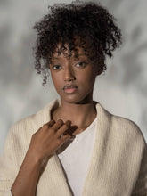 Load image into Gallery viewer, 900 CARDIGAN - Artisan Undyed Wool Spain: Dark Brown / S/M