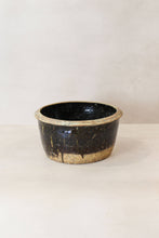Load image into Gallery viewer, Wabi Sabi Antique Dark Glazed Terracotta Bowl