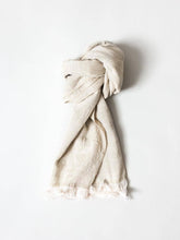 Load image into Gallery viewer, Haolu Cotton Wool Stole - Sand