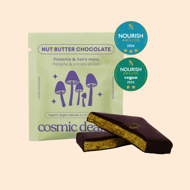  Box of 4 nut butter chocolates - Pistachio & Lion's Mane