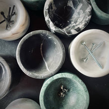 Load image into Gallery viewer, Como Pinch Bowl / Incense Holder/ Trinket Bowl: Deep Black