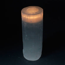 Load image into Gallery viewer, Selenite Cylinder Candle Holder - 20 cm