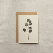 Load image into Gallery viewer, Honesty Pods Floral Greeting Card A6 Recycled Card 