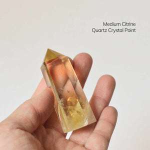 Citrine Quartz Crystal Point | Medium