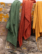 Load image into Gallery viewer, Luxury Alpaca Travel Wrap in  Forest Green