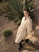 Load image into Gallery viewer, 319 CIGALA COAT pure beige wool: Beige
