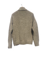 Load image into Gallery viewer, 900 CARDIGAN - Artisan Undyed Wool Spain: Dark Brown / S/M
