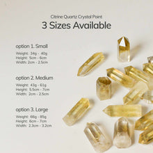 Load image into Gallery viewer, Citrine Quartz Crystal Point | Medium