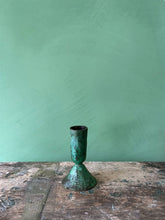 Load image into Gallery viewer, Small Verdigris Candle Holder