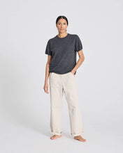 Load image into Gallery viewer, Ellia Cashmere Tee - Dark Grey Melangè: S/M