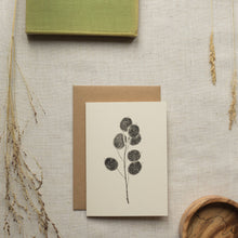 Load image into Gallery viewer, Honesty Pods Floral Greeting Card A6 Recycled Card 