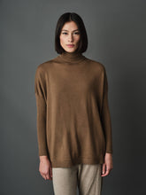 Load image into Gallery viewer, Hadid Oversized Merino Polo Neck Sweater: M