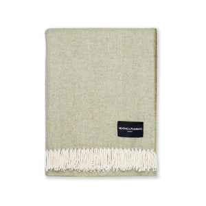 Daydreams - Merino Lambswool Throw - Sage Green
