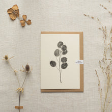Load image into Gallery viewer, Honesty Pods Floral Greeting Card A6 Recycled Card 