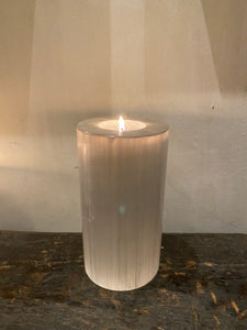 Selenite Candle Holder