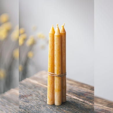 Pure Beeswax Table Simple 4H Candles