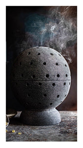 Sacred Volcanic Stone Incense Burner